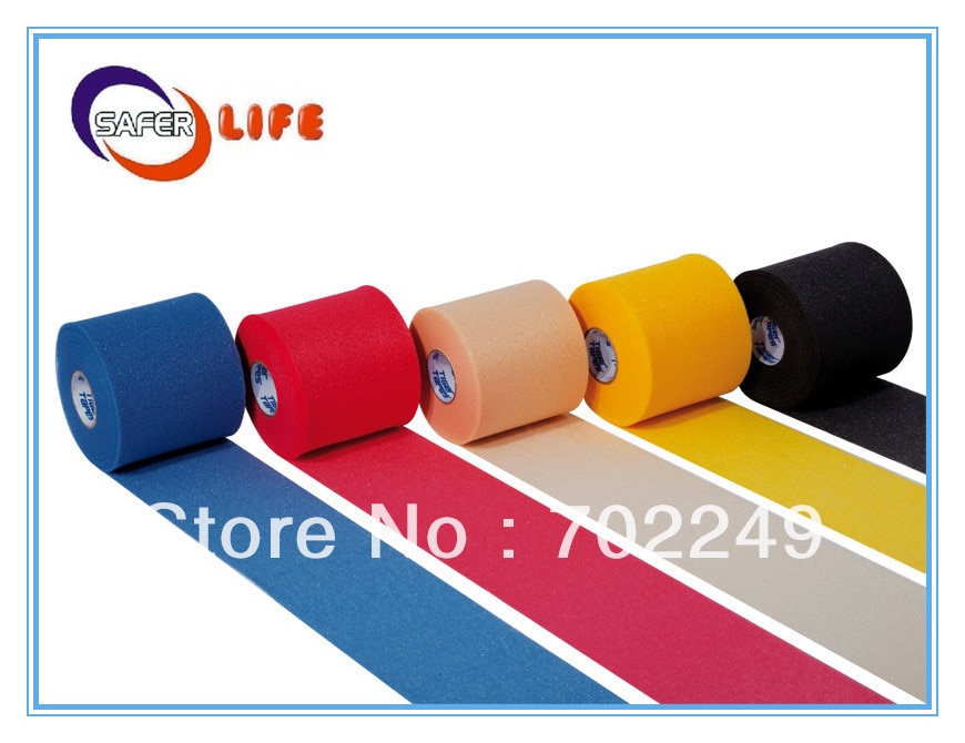 2017 새로운 스포츠 안전 7 cm x 27 m 여러 가지 빛깔의 underwrap 거품 운동 붕대 prewrap 테이프